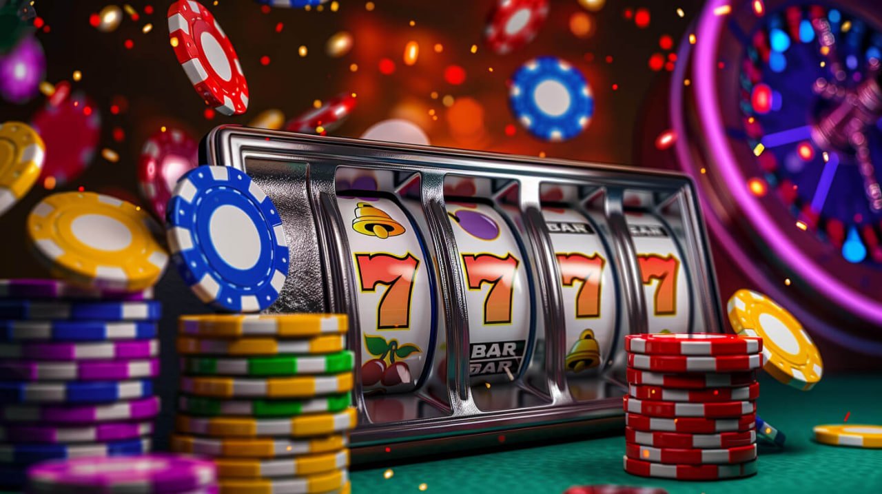 Close-up of a mobile screen showing sagili slot reels with colourful symbols and a spin button